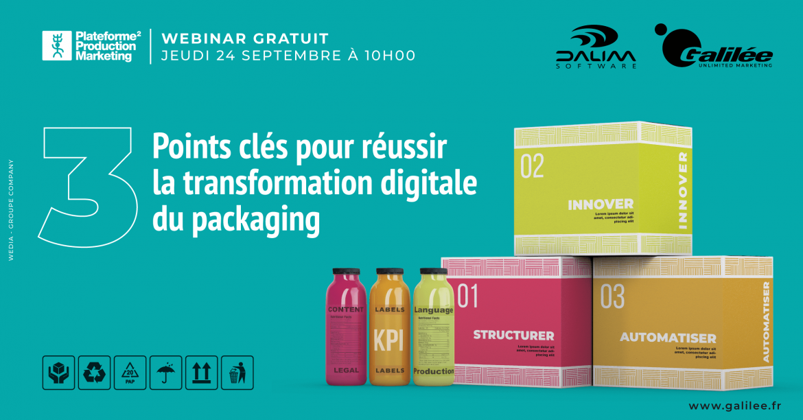 3 points clés pour réussir la transformation digitale du packaging
