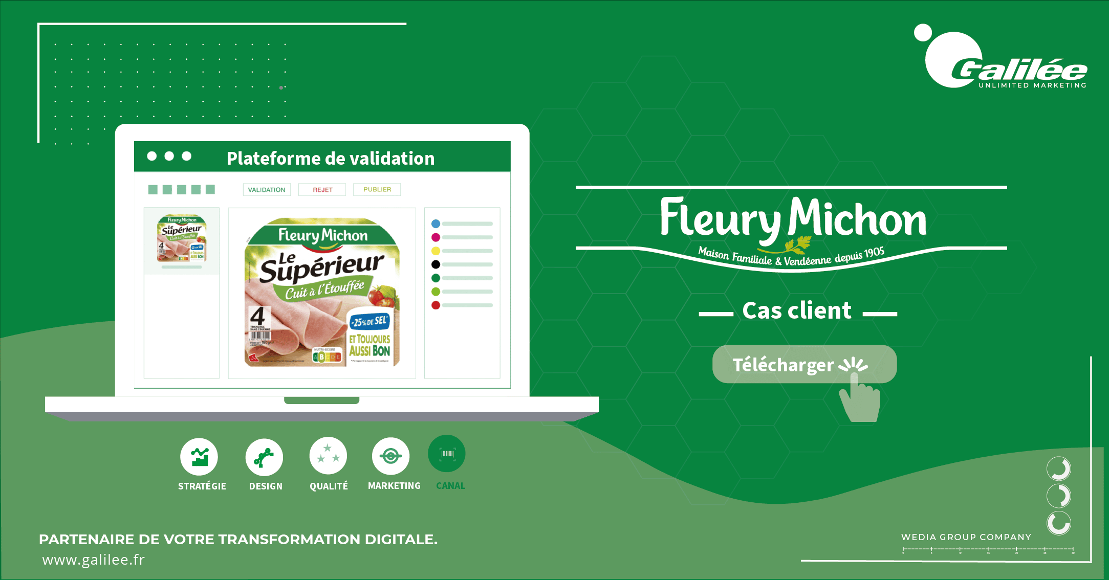 La plateforme de validation packaging de Fleury Michon