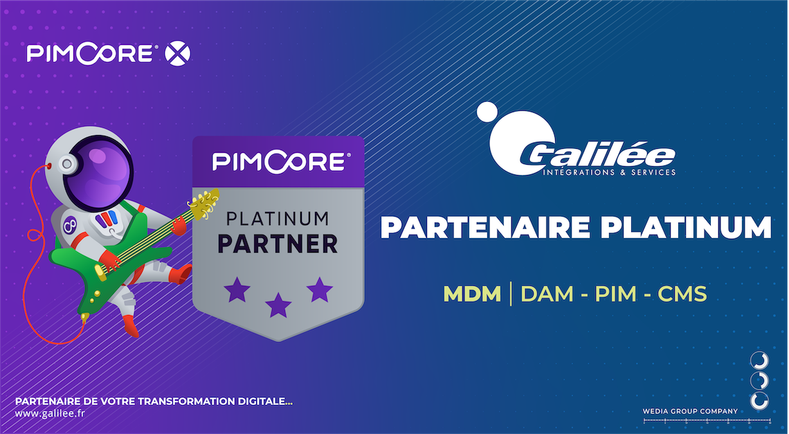 Galilée est partenaire Platinum Pimcore !